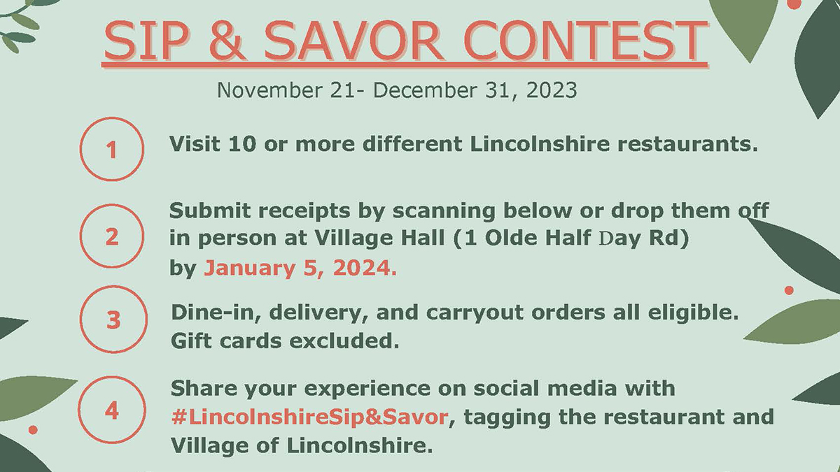 Sip and Savor the Holiday in Lincolnshire